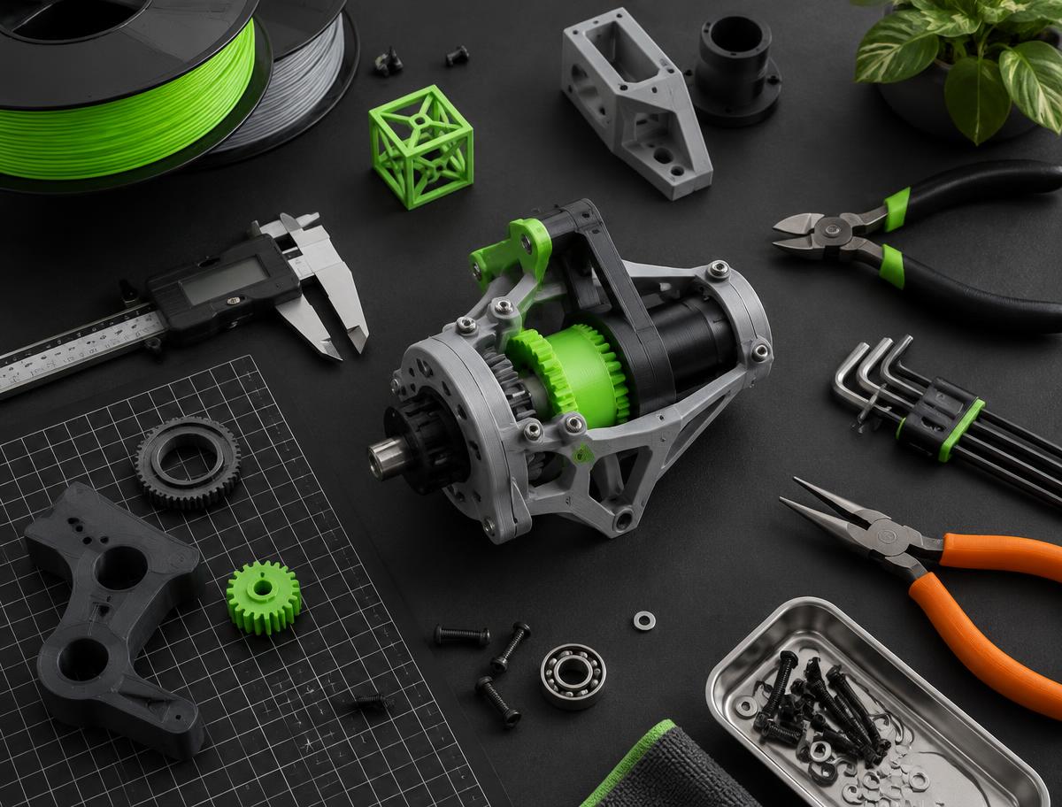 Precision tools and mechanical 3D printed assembly